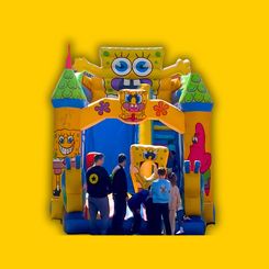 Tobogán Hinchable de Bob Esponja – El castillo hinchable más divertido de Valencia